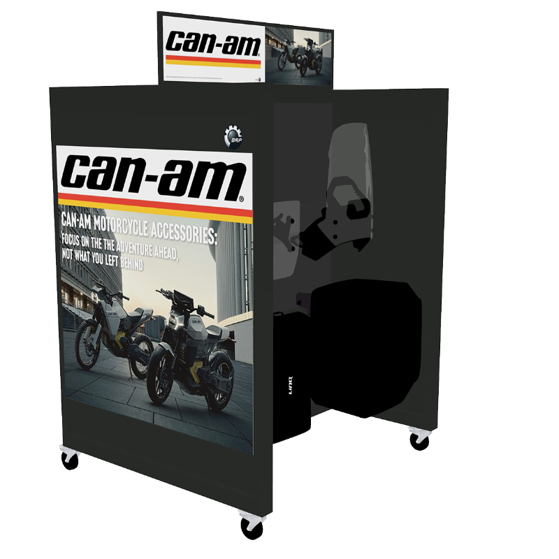 Small accessories rack + specific Can-Am Motorcycles visuals  Main Image